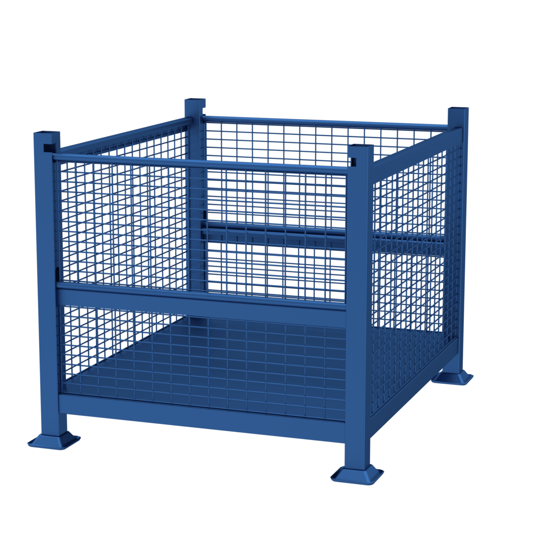 Rigid 2Gate Wire Mesh Bin (R2GW01) Davco Industries