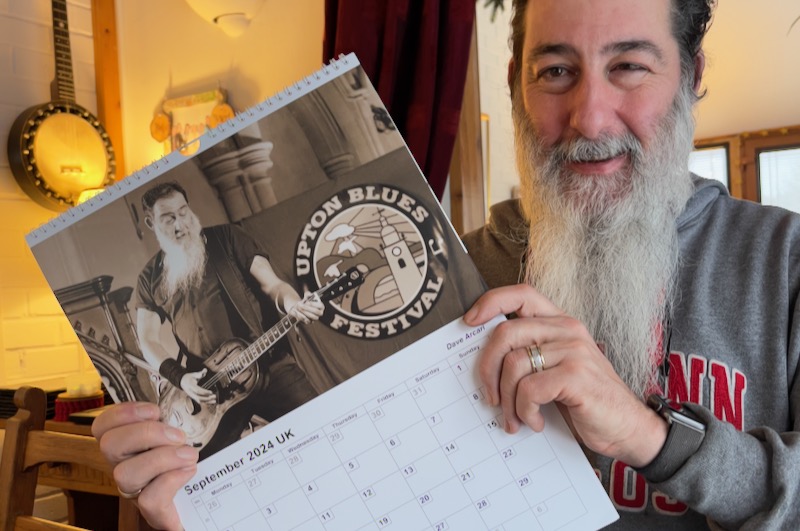 BluesCalendar1 Dave Arcari Scotland's alternative blues troubadour