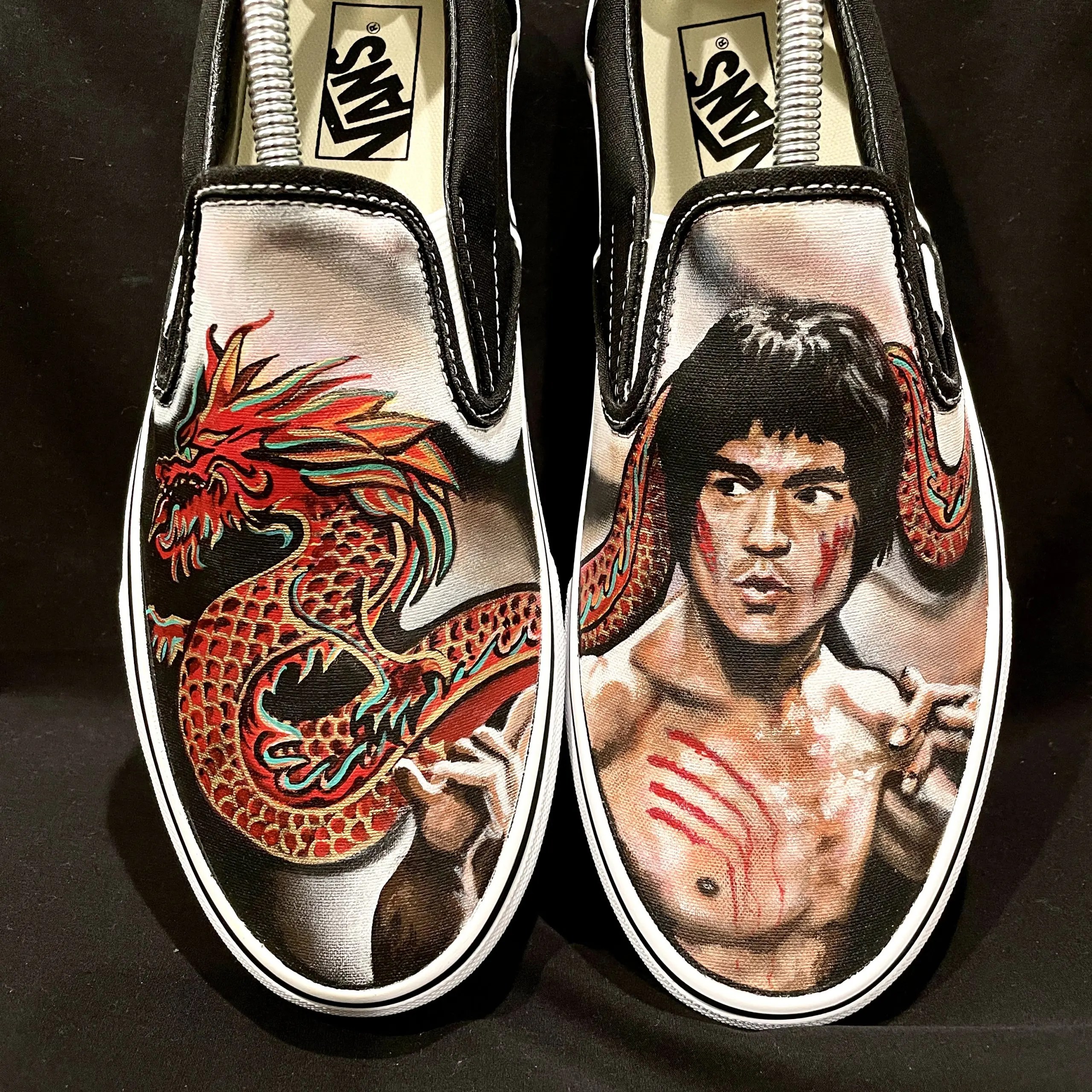 Custom Painted Shoes Dave Benning Customs