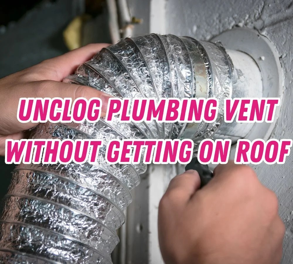 Easy Guide To Unclog Plumbing Vent Without Getting On Roof Dave Burroughs