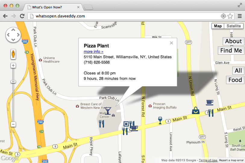 What's Open Now? dave eddy