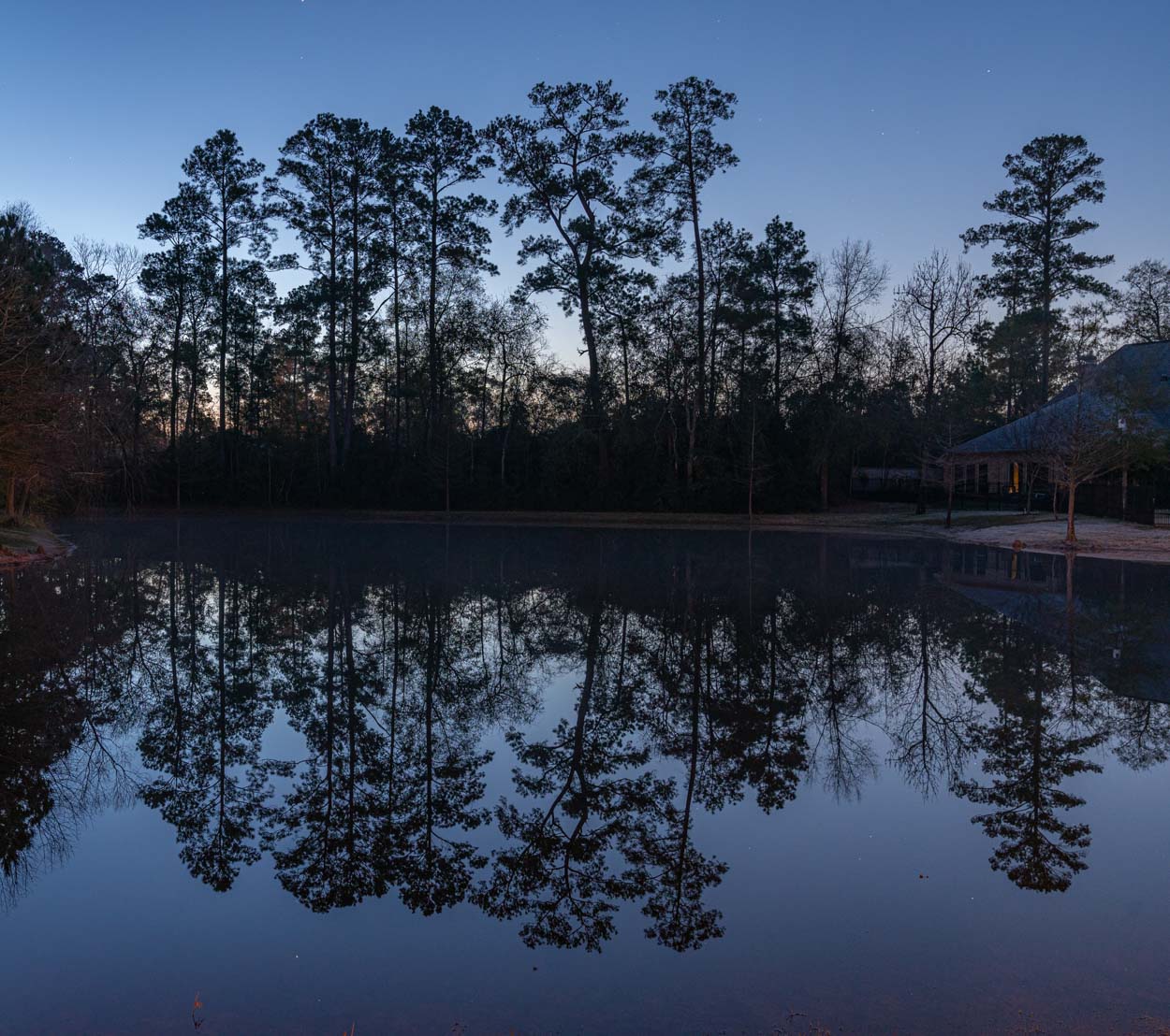 Mason Pond Sunrise, Shenandoah, Texas