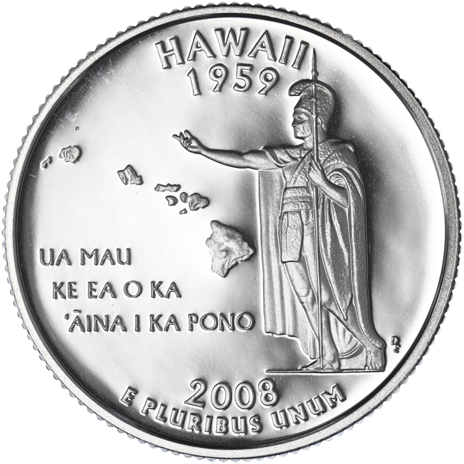 2008 S State Quarter Hawaii Gem Proof Deep Cameo CNClad Coin Dave's