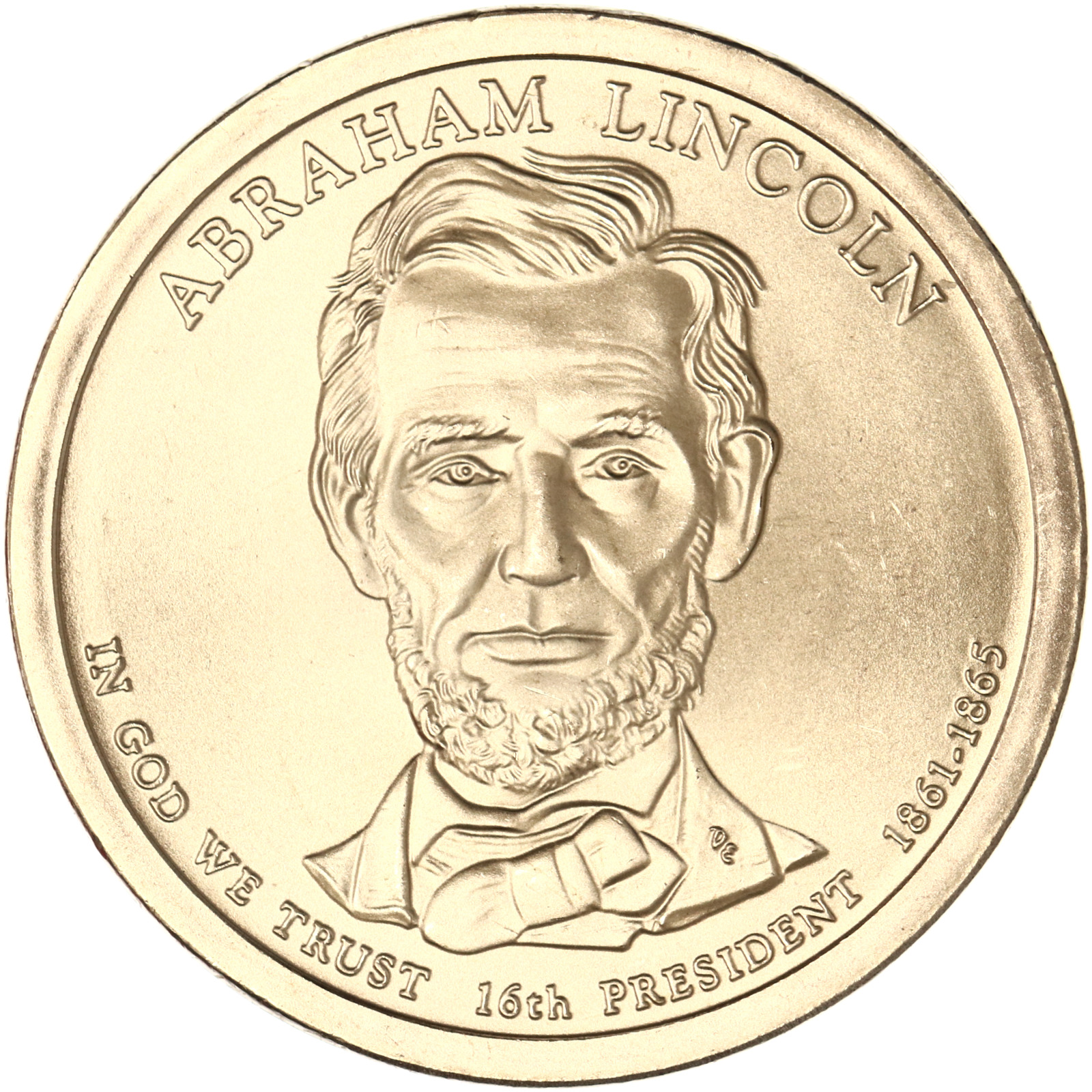 2010 P&D Abraham Lincoln One Dollar Presidential Money Coins U.S. Mint