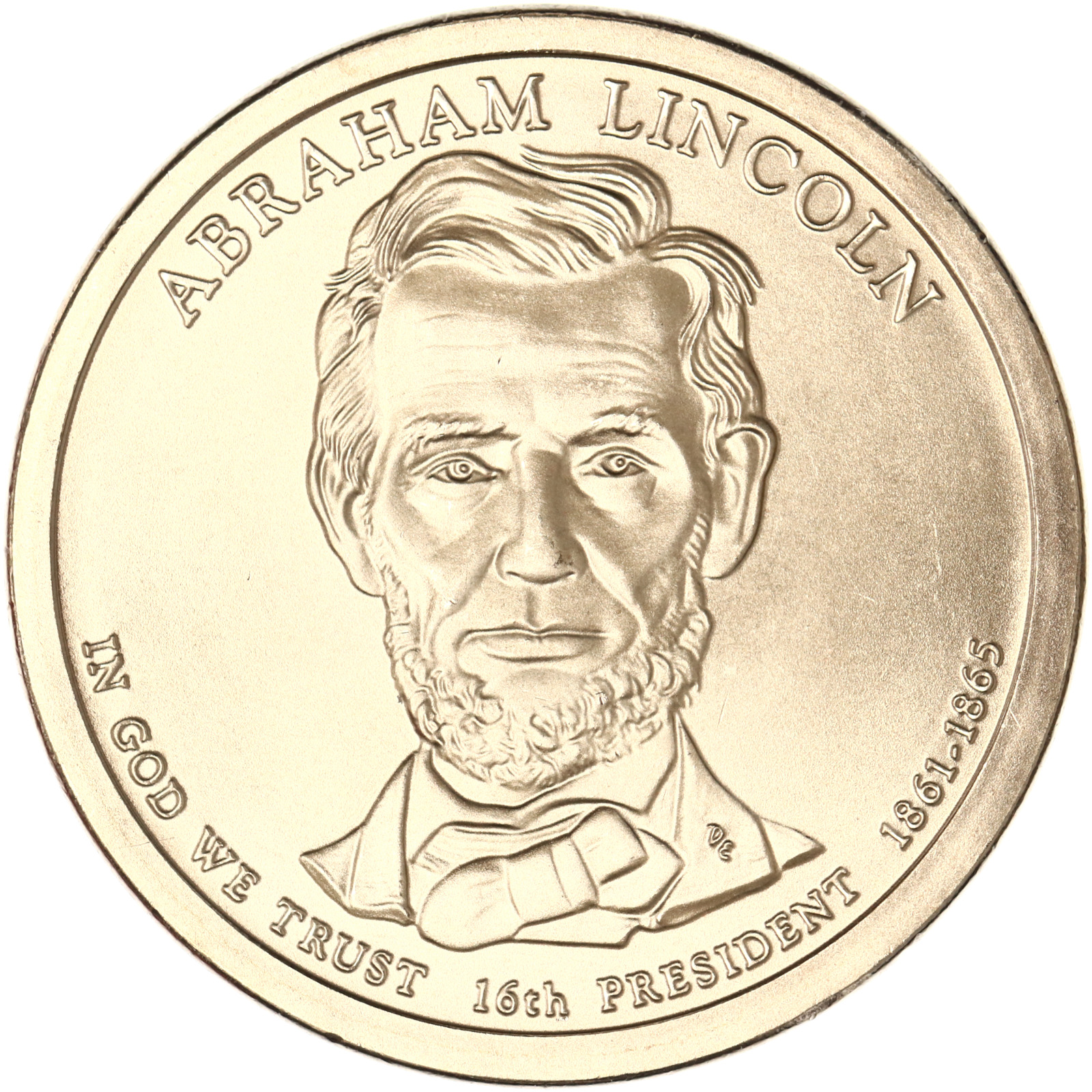 2010 P Presidential Dollar Abraham Lincoln Satin Finish Dave's