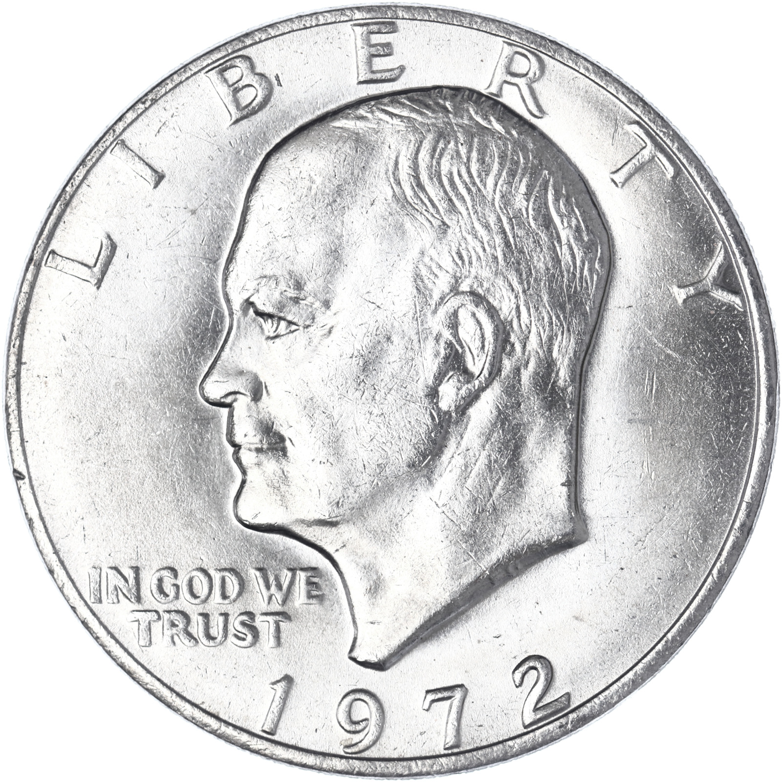 1972 Eisenhower Dollar Type 1 BU Ike US Mint Coin Dave's Collectible