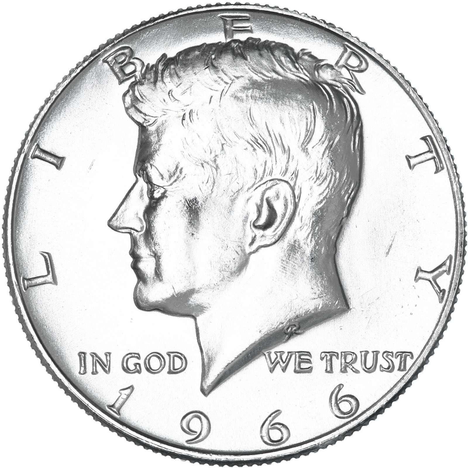 1966 Kennedy Half Dollar 40 Silver Choice BU US Coin Dave's