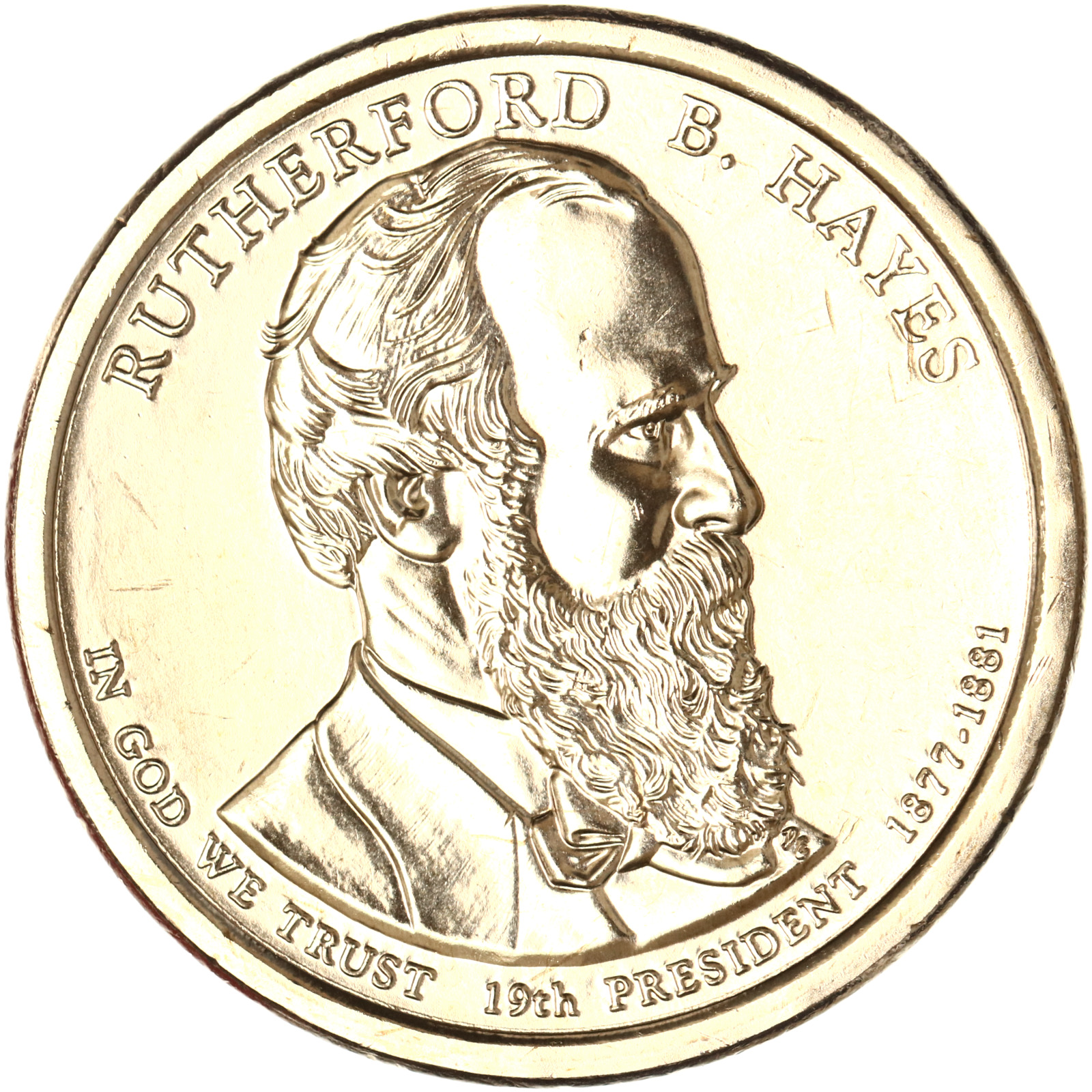 2011 D Presidential Dollar Rutherford B Hayes Choice BU Clad US Coin