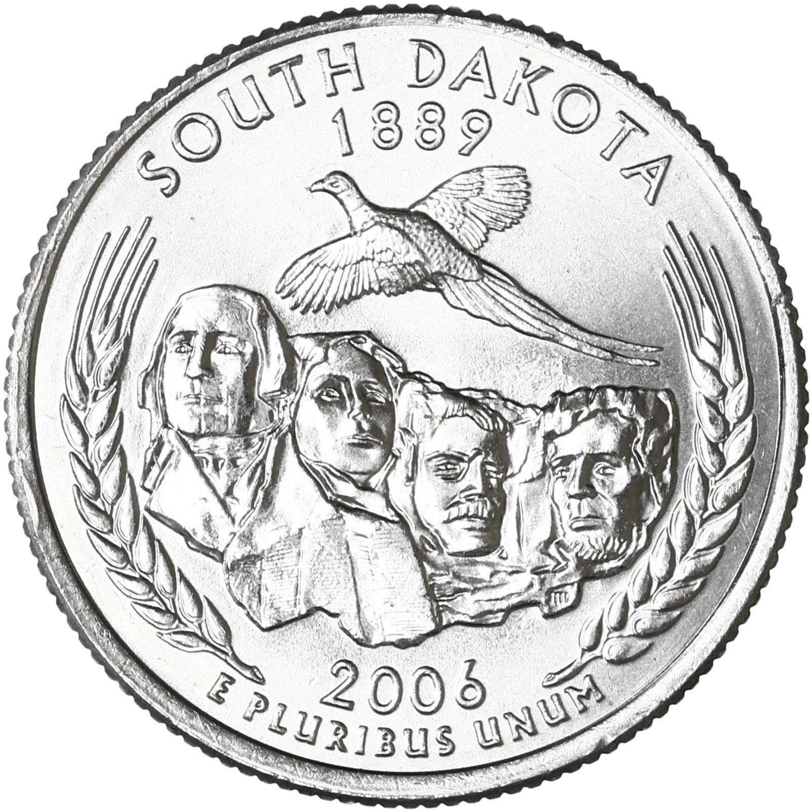 2006 P State Quarter South Dakota BU CNClad US Coin Dave's