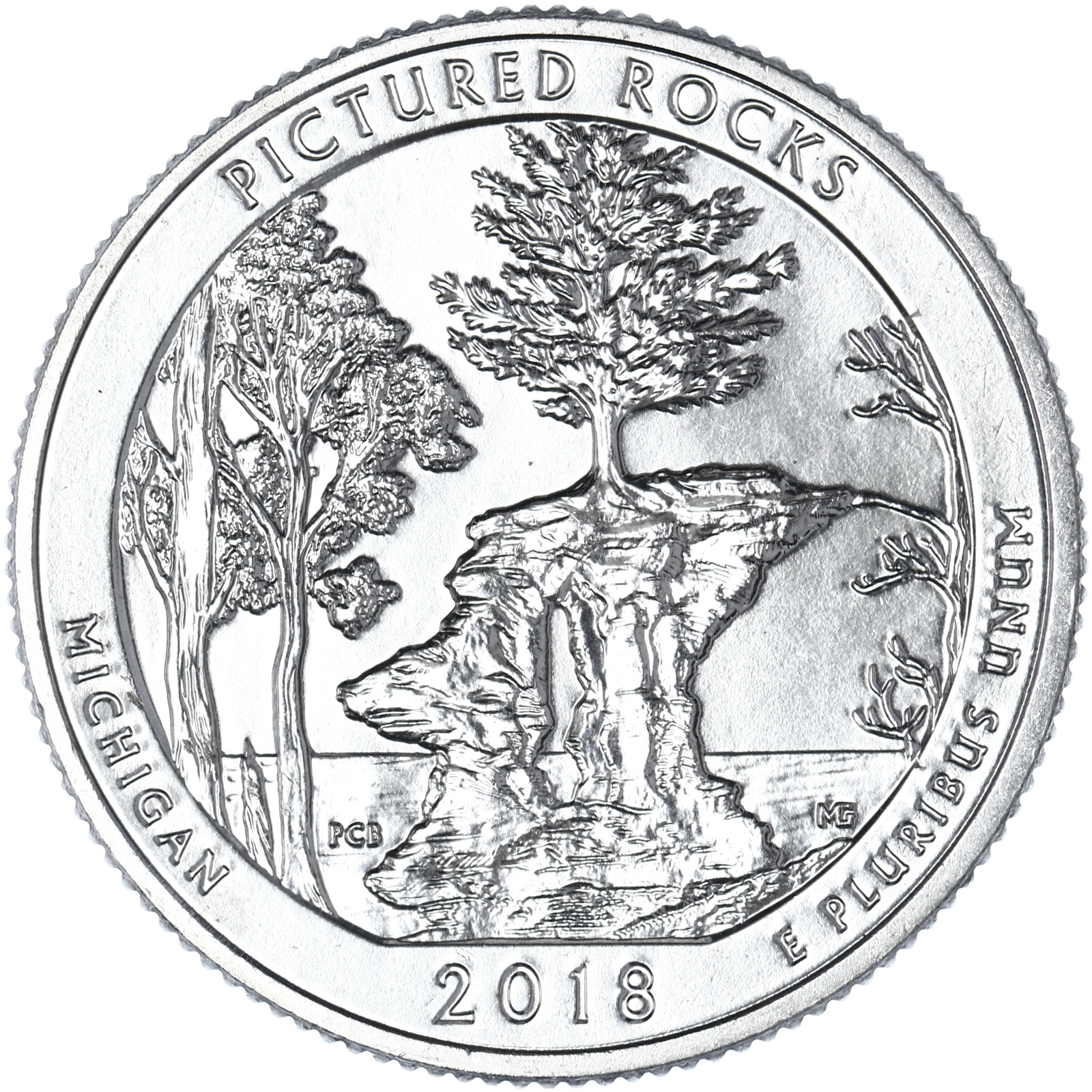 2018 S Parks Quarter ATB Pictured Rocks National Lakeshore Choice BU CN