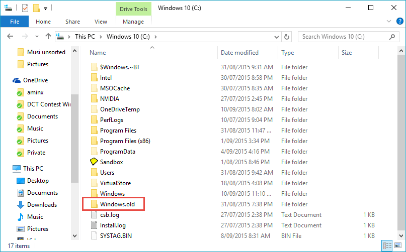 The Right Way to Delete the Windows.old Folder in Windows 10 Daves
