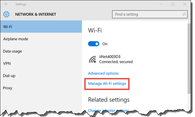 How to find Wi-Fi settings in Windows 10 SearchEnterpriseDesktop