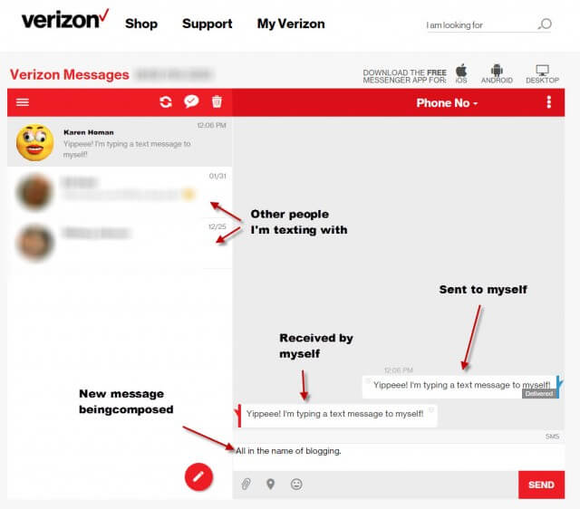 Using Online Text Messaging Daves Computer Tips