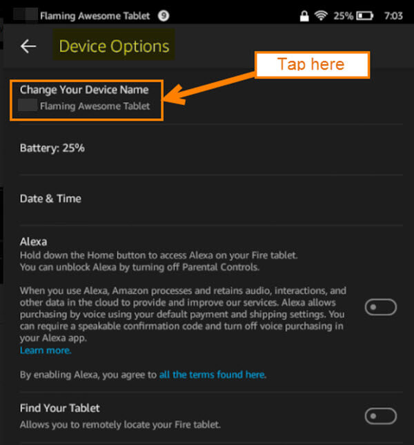 How To Change Kindle Fire Device Name Daves Computer Tips