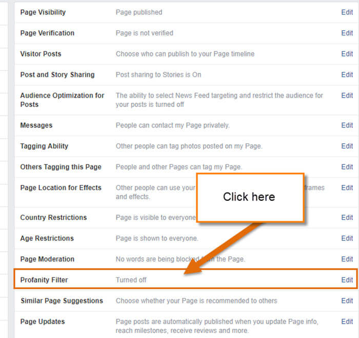How To Turn On Facebook Profanity Filter Daves Computer Tips