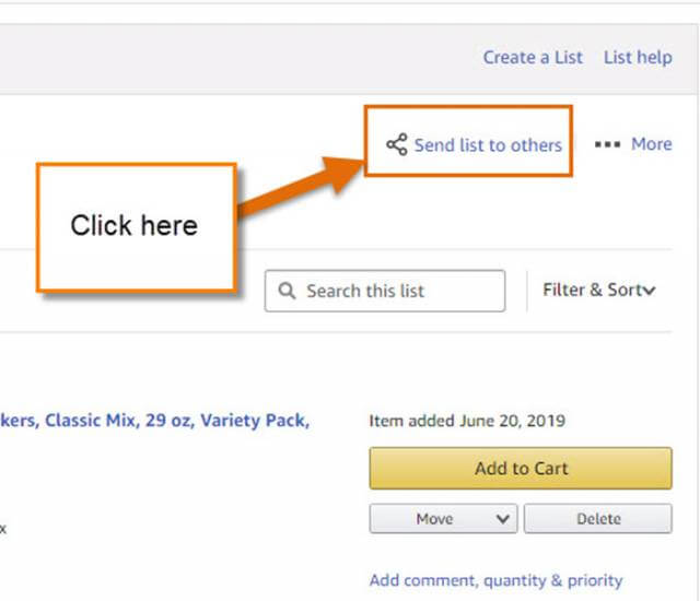 How To Create And Share An Amazon List Daves Computer Tips