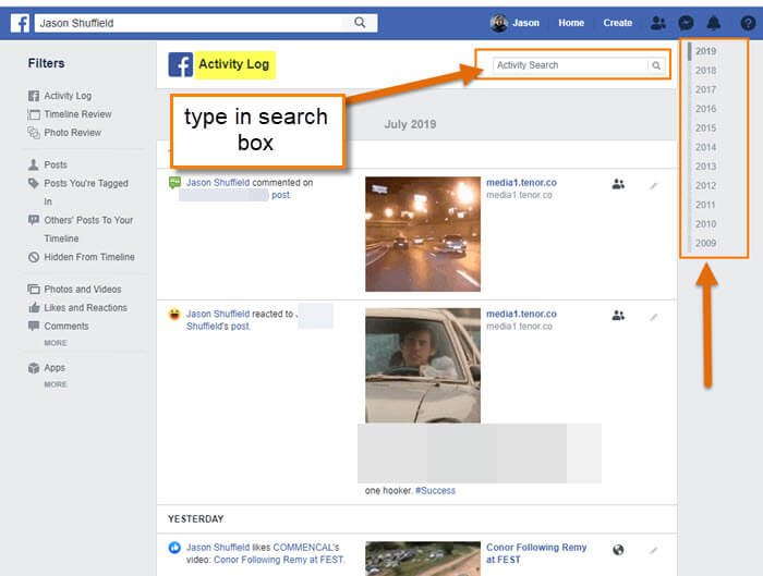 How To Find And Manage Facebook Activity Log Daves Computer Tips