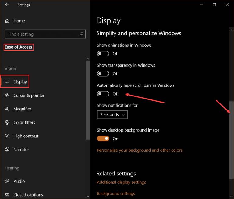 How To Disable Windows 10 Hidden Scroll Bars Daves Computer Tips
