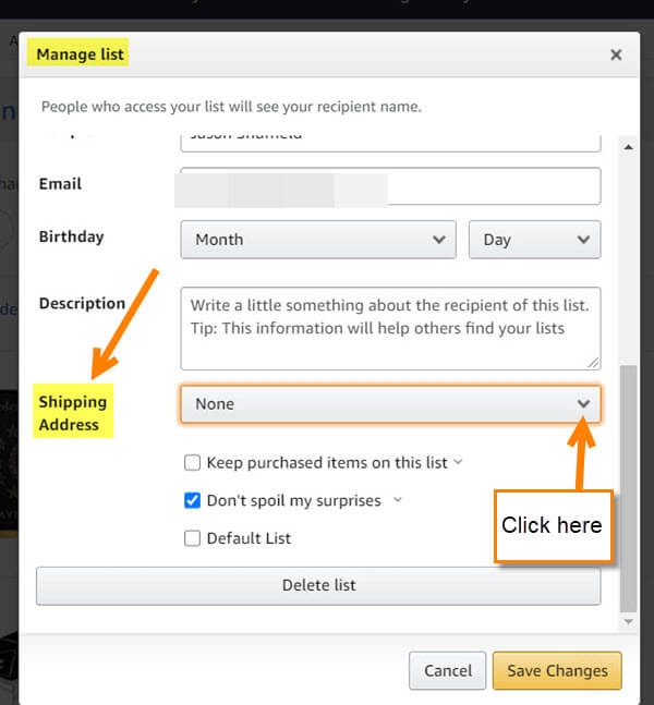 How To Change Amazon Wish List Address Daves Computer Tips