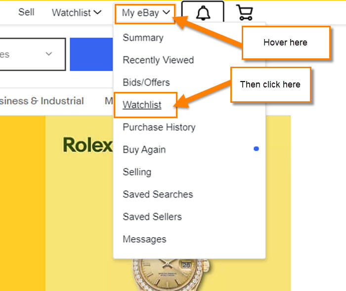 How To Create Custom Watchlist On eBay Daves Computer Tips