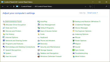 How To Change Administrative Tools In Control Panel | Daves Computer Tips
