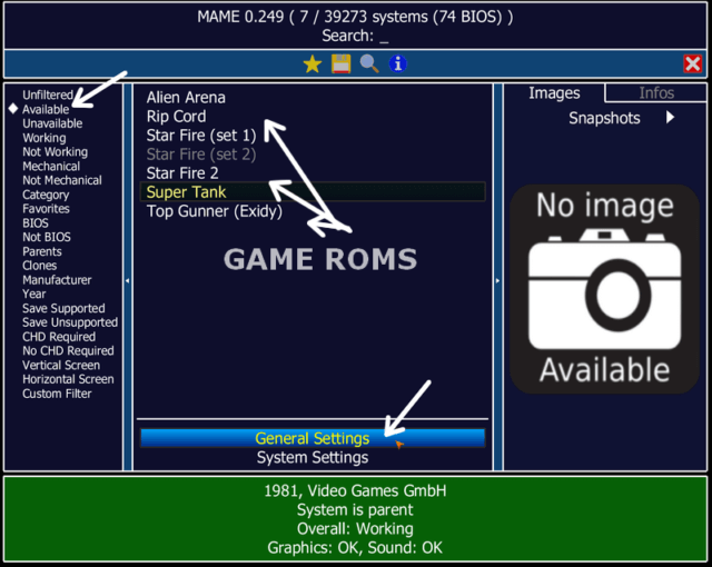 MAME Basic Setup And Use Daves Computer Tips