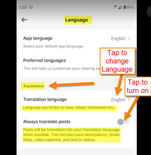 How To Enable Auto Translation On TikTok Daves Computer Tips
