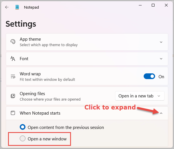 Stop Notepad Opening Previously Saved Files Daves Computer Tips