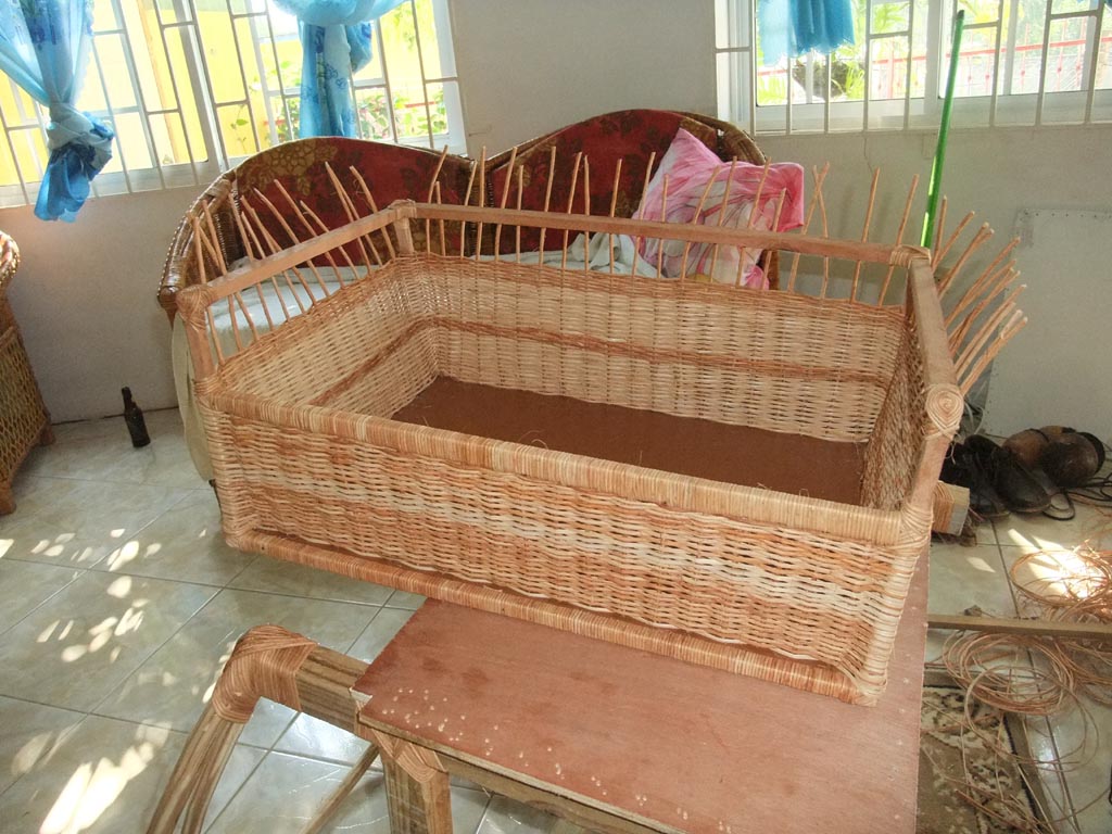 Custom Wicker basket made in Jamaica for 1910 Model A Ford