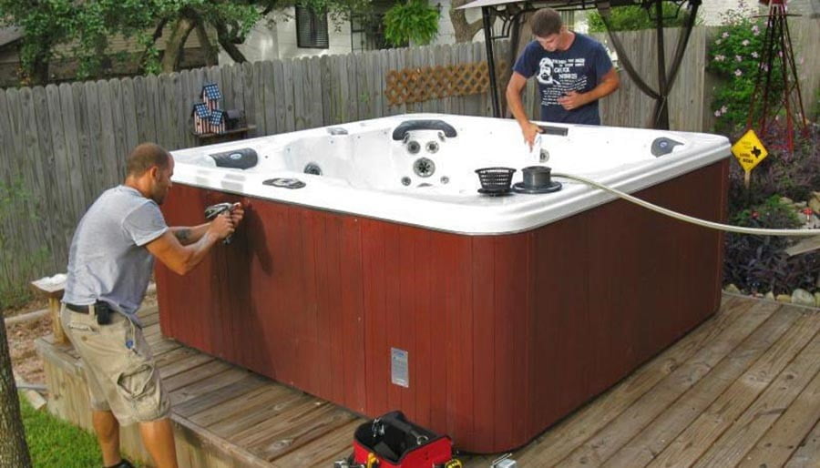How to Move a Hot Tub Daves Pepper Palace