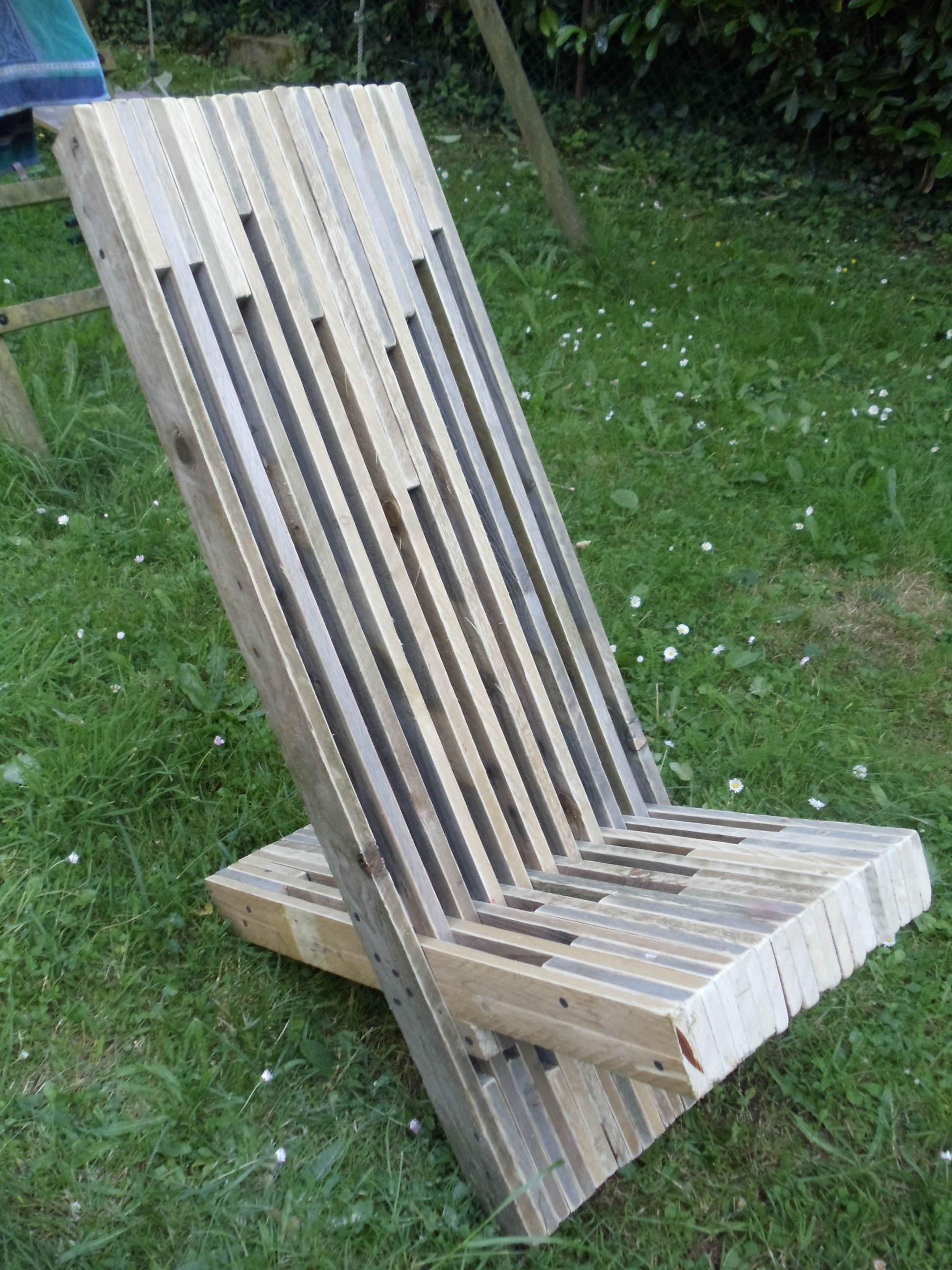 Fabriquer une chaise à palabre en palette David Mercereau