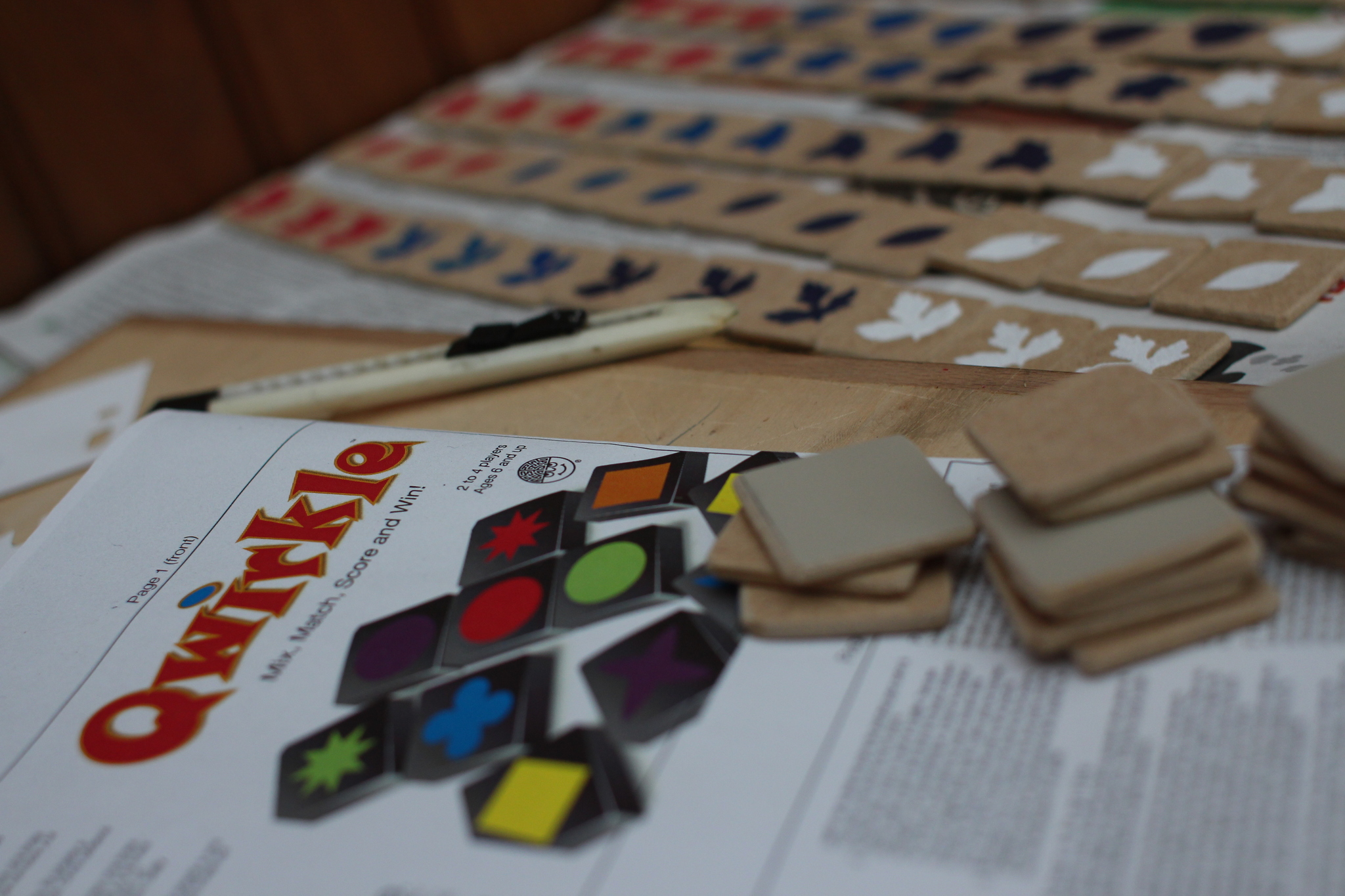 Fabriquer un jeux de type Qwirkle © David Mercereau