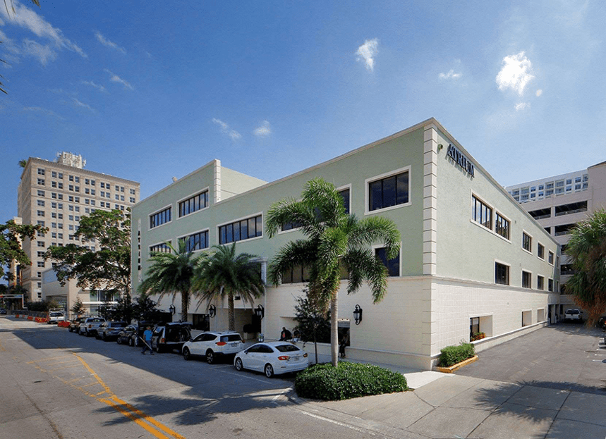 The Atrium Building Located in the Central Business District in