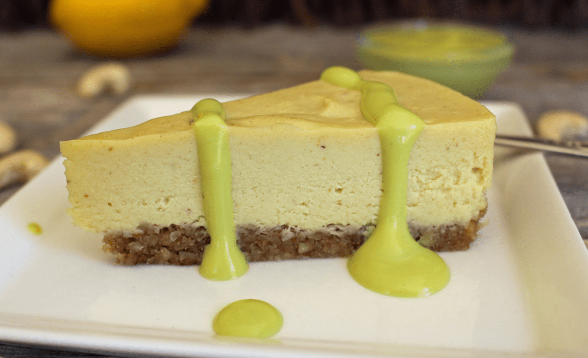 Lemon Non Dairy Cheesecake