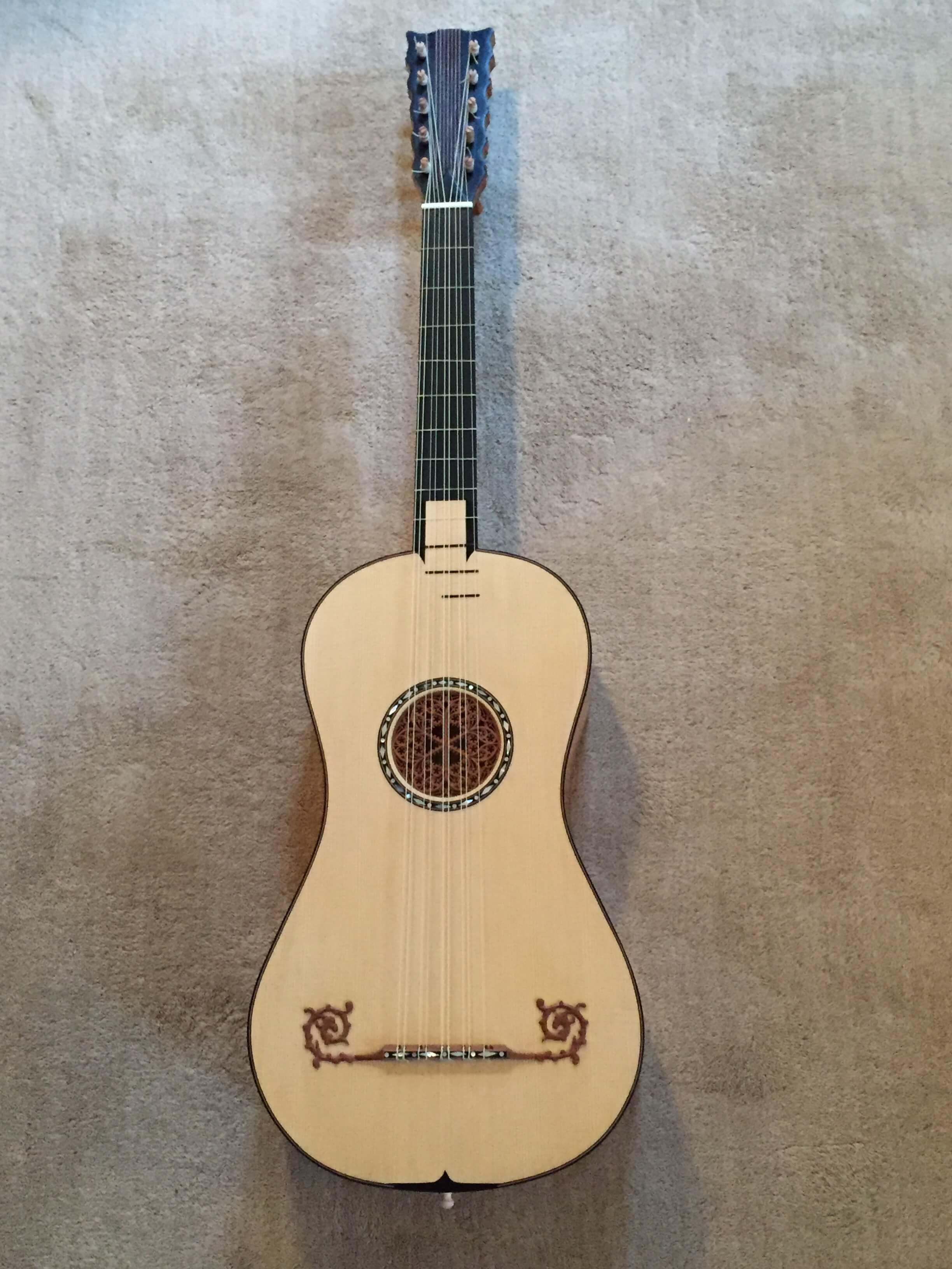 Baroque Guitar after Stradivari David E Fitzpatrick