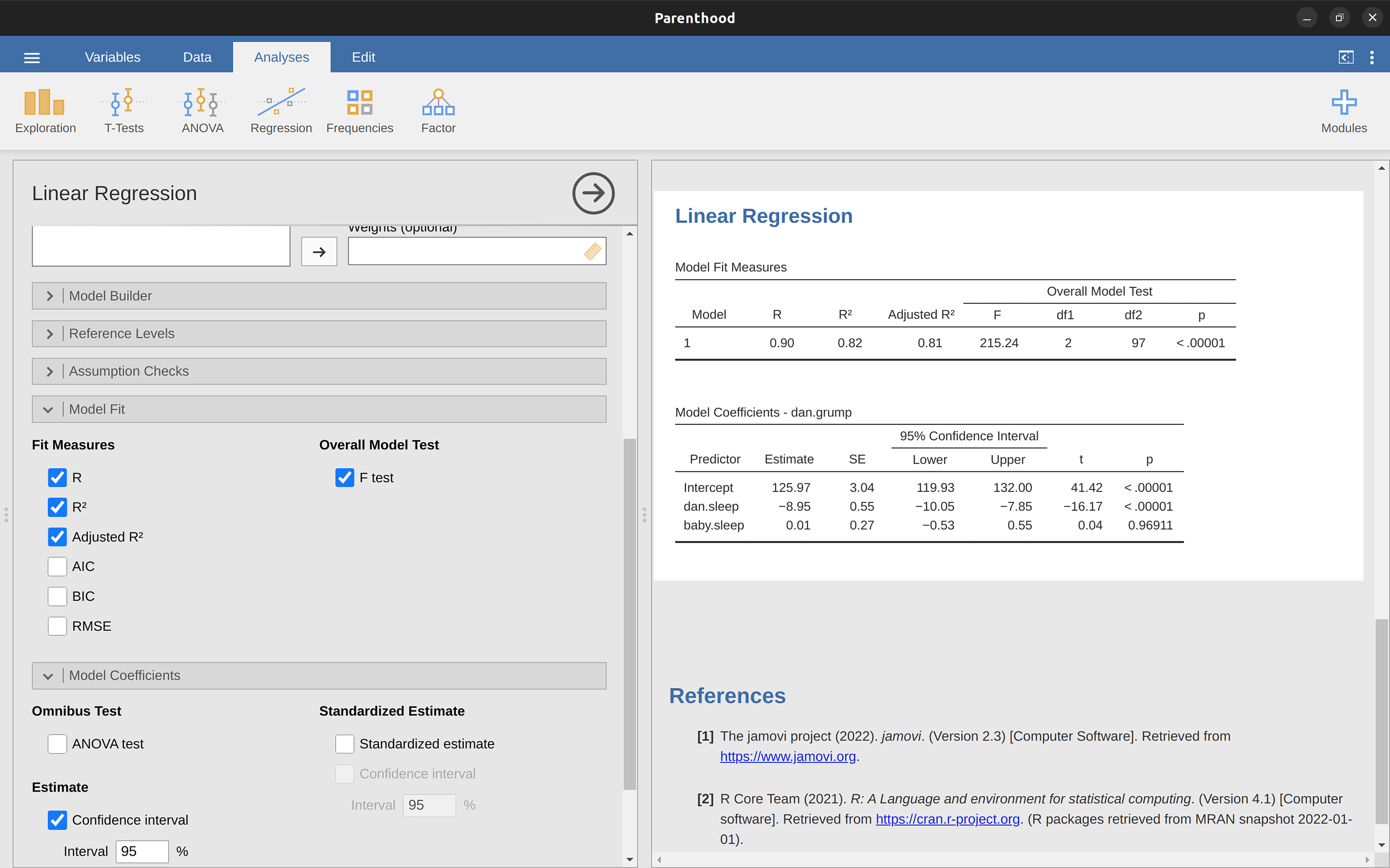 learning statistics with jamovi 12 Correlation and linear regression