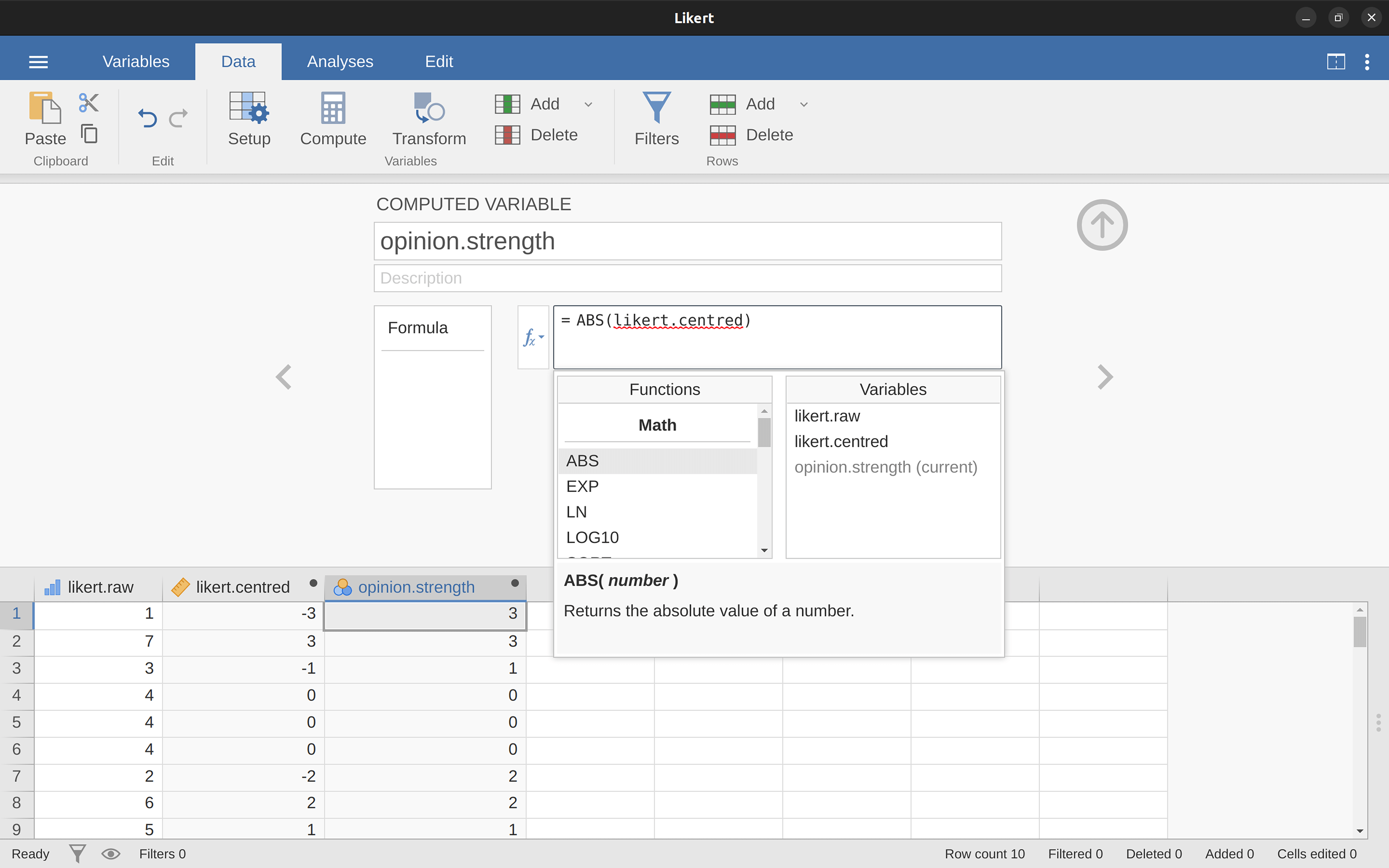 learning statistics with jamovi 6 Pragmatic matters