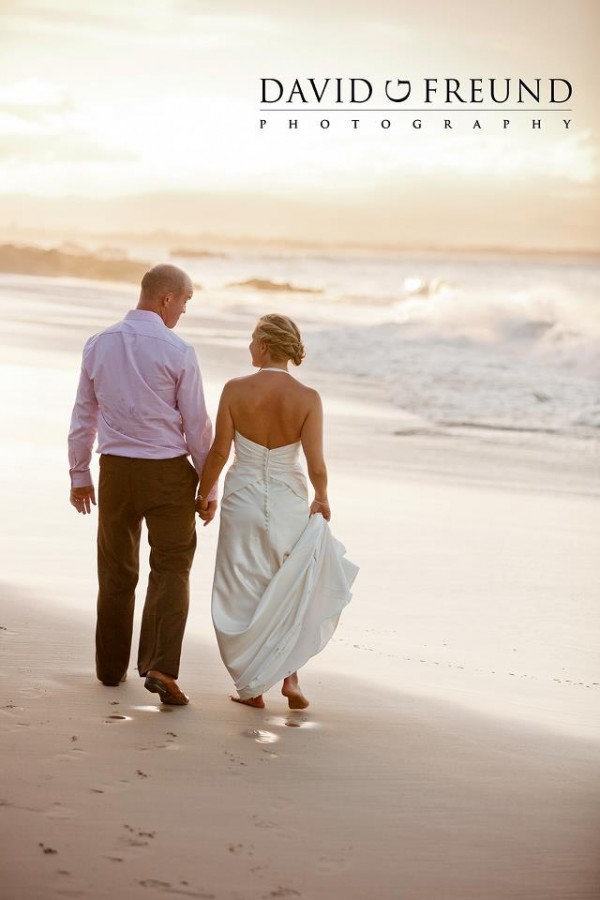 Sunset Wedding Sneak Peek, Byron Bay Beach Wedding Photographer David