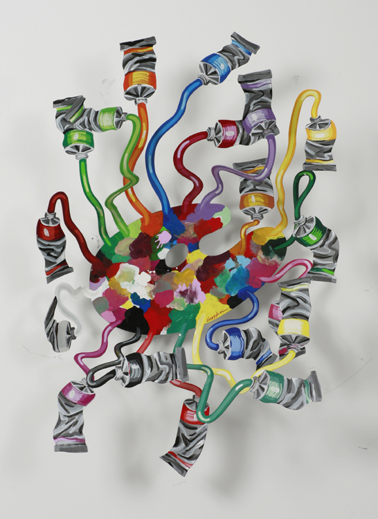 David Gerstein My Palette Wall Sculptures Horizon Arts Miami