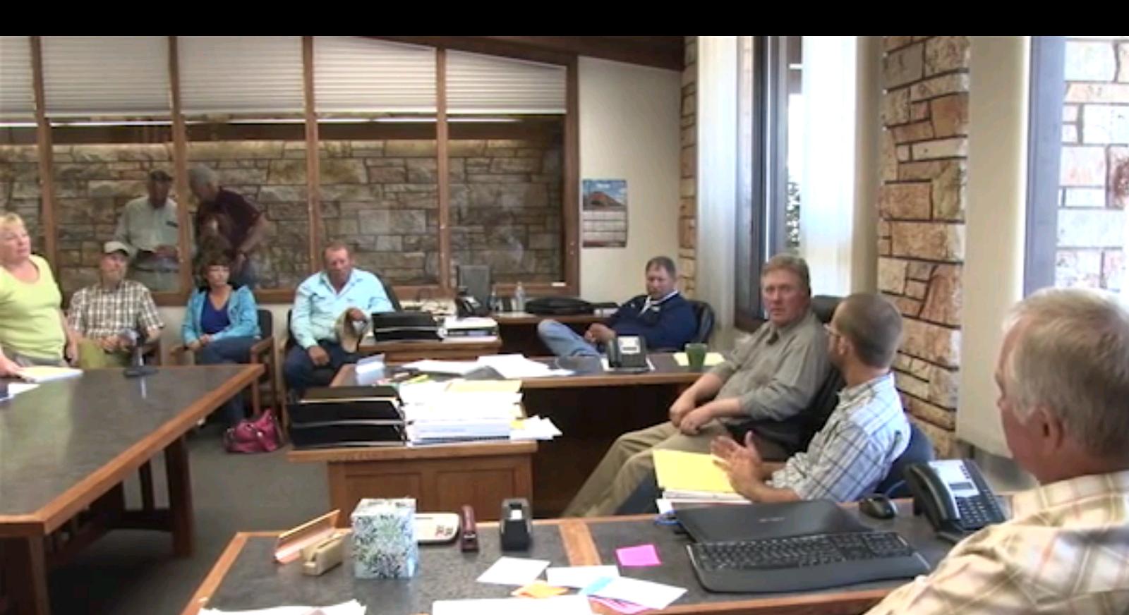 Video of the Carbon County Commissioners Meeting, 8/18/2014 Preserve the Beartooth Front