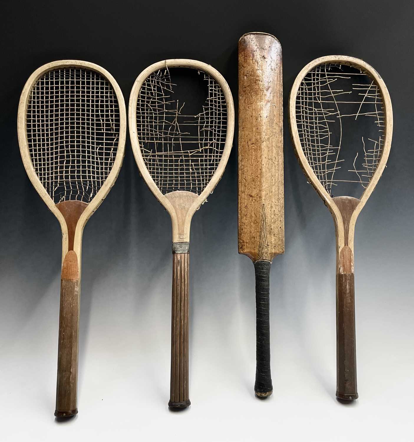 Lot 185 Vintage sports items A 19th century Lunn's