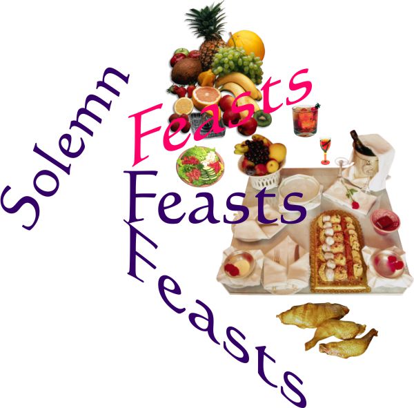 ‘solemn feasts’ ….. mentioned in the Holy Bible (KJV) TechSci Manual