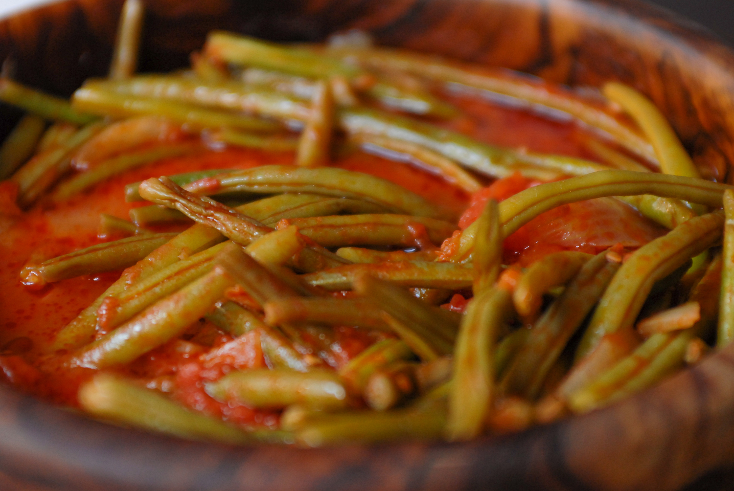 Green Beans in Tomato Sauce David Rocco