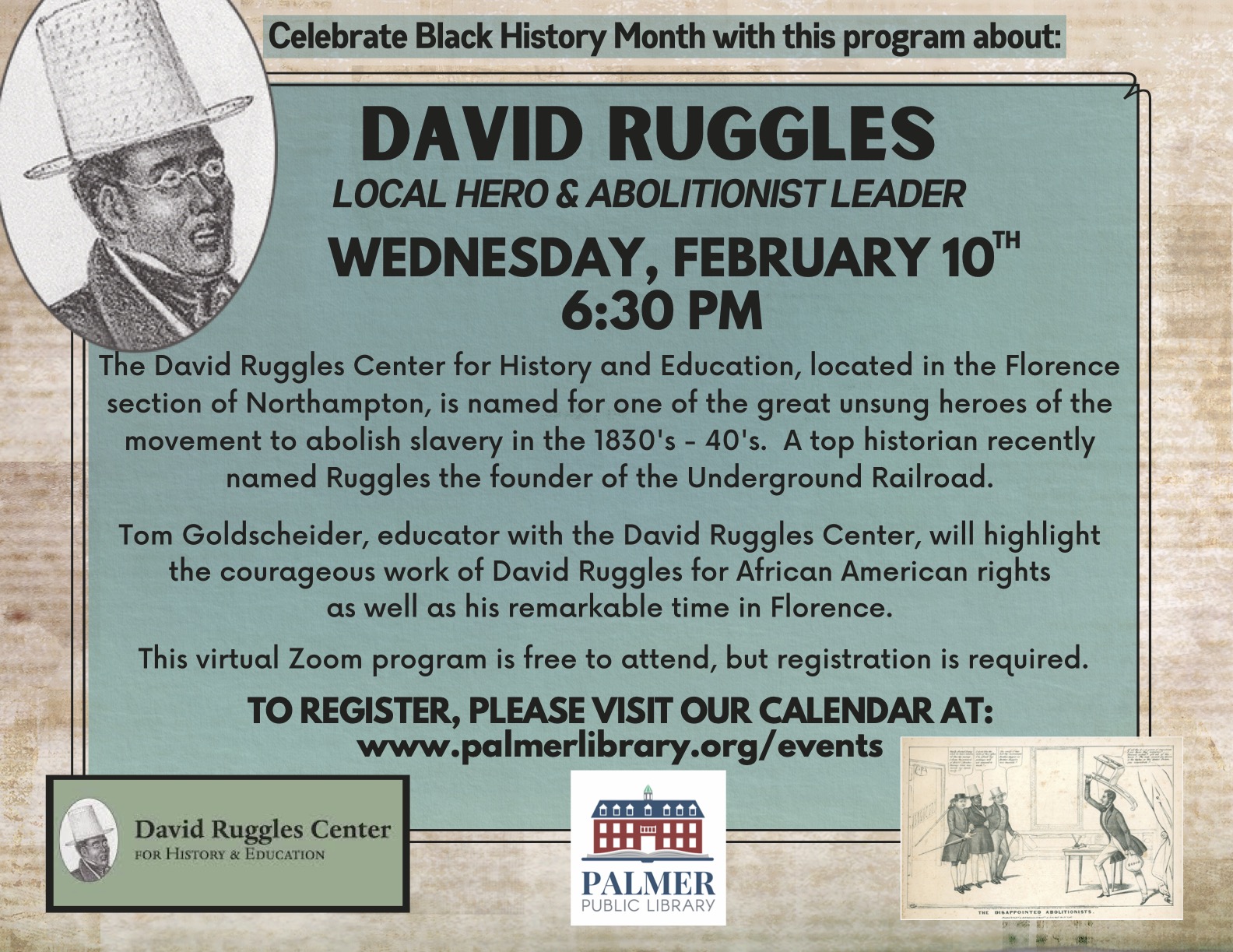 David Ruggles Local Hero & Abolitionist Leader David Ruggles Center