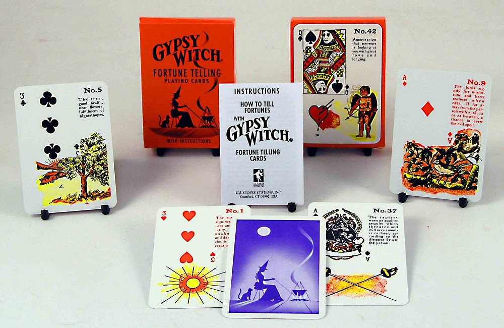 GYPSY WITCH FORTUNE TELLING PLAYING CARDS NETT David Westnedge Ltd