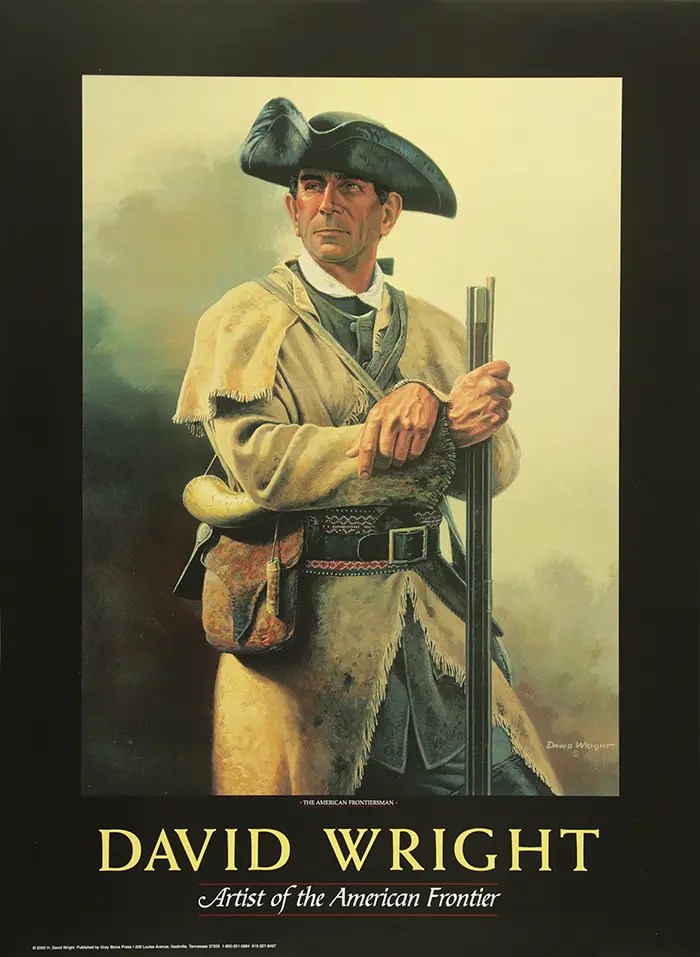 David Wright “American Frontiersman” (Poster) David Wright Art