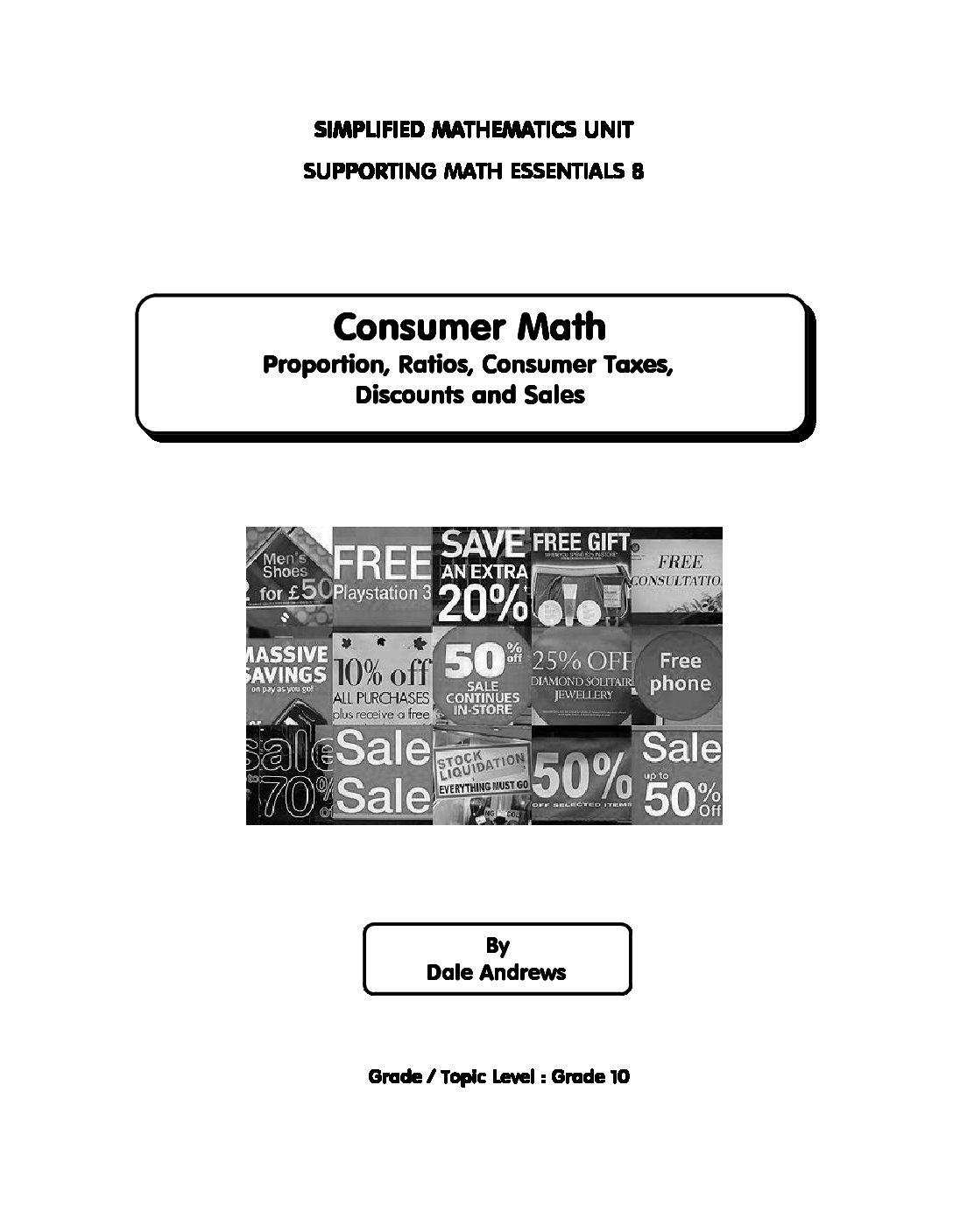 Money Math Home Manchester Local School District