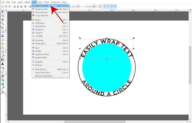 How to Wrap Text Around a Circle in Inkscape Davies Media Design How to Wrap Text Around a Circle in Inkscape Davies Media Design