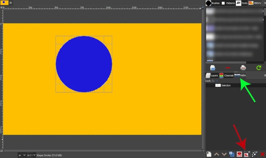 Add Strokes to Shapes in GIMP Davies Media Design