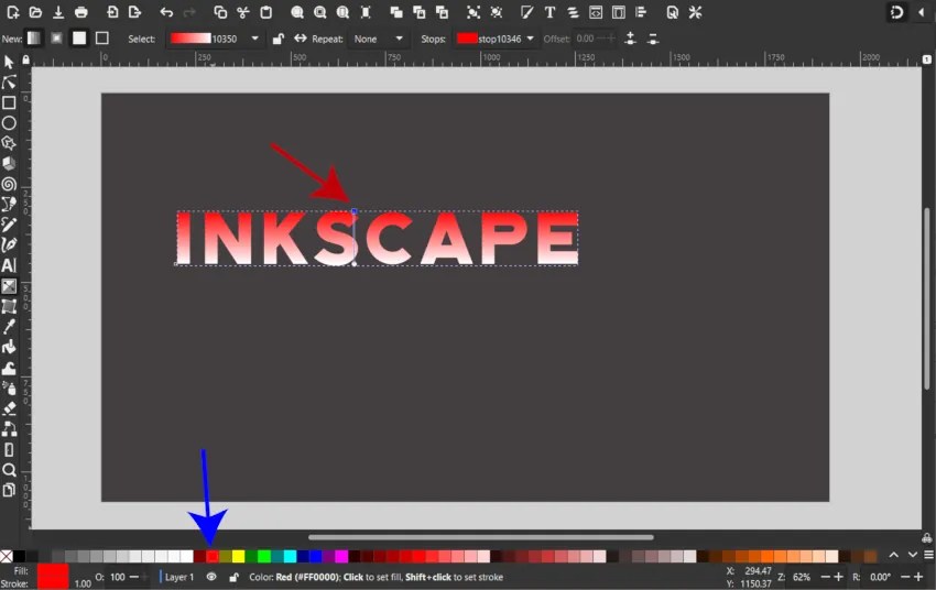 How to Fill Text with a Gradient in Inkscape Davies Media Design
